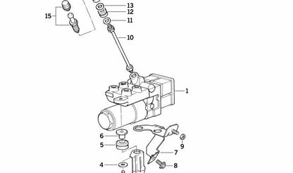 Codo de admisión de aire OEM 13711275937 para BMW E34, E32, E31. Compatible con modelos 530i, 540i, 730i, 740i, 840i con motor M60. Pieza original BMW.