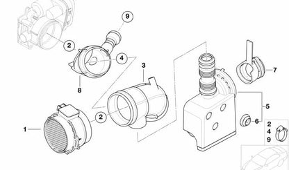 Abrazadera de tubo OEM 07129952131 para BMW E81, E82, E87, E88, F20, F21, F87, E21, E30, E36, E46, E90, E91, E92, E93, F30, F31, F80, F82, F83, E12, E28, E34, E39, E60, E61, F90, E24, E23, E32, E38, E65, E66, G12, F91, F92, F93, E84, E83, E70, F85, E