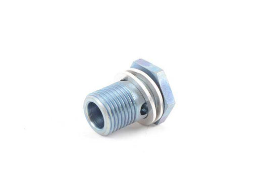 Hollow screw for BMW 5 Series E60, E61N, 6 Series E63, E64 (OEM 17222283139). Original BMW