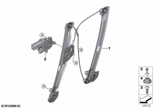 Clip für BMW F48, F49, F39 (OEM 07147453799). Original BMW