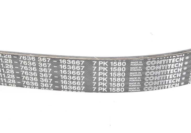 Correia Poli-V (PK7X1580) OEM 11287636367 para BMW E34, E32, E38, E31. BMW original.