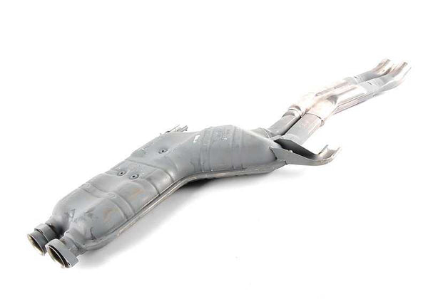 Silenciador central (Mittelschalldämpfer) OEM 18129068601 para BMW E34. Original BMW.