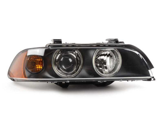Faro derecho Xenon OEM 63126912434 para BMW Serie 5 E39 (modelos: 525i, 528i) con motores M52/M54 y cambio manual o automático. Original BMW.