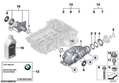 Suporte motor para BMW 3 E90 Series, E91, E92 Series 5 E60N, E61N X1 E84 X5 F15 X6 F16 (OEM 31508699443). BMW original.