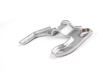 Soporte metálico de escape OEM 18207521346 para BMW E60, E61, E63, E64 (520i con motor M54 y cambio automático o manual). Original BMW.