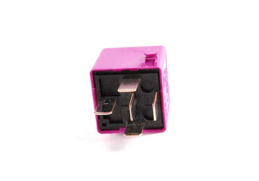Relé conmutador violeta OEM 61361388911 para MINI R52, R57, R59 y BMW E21, E30, E36, E12, E28, E34, E39, E24, E23, E32, E38, E31, Z3, E85, E86, E52. Original MINI y BMW.