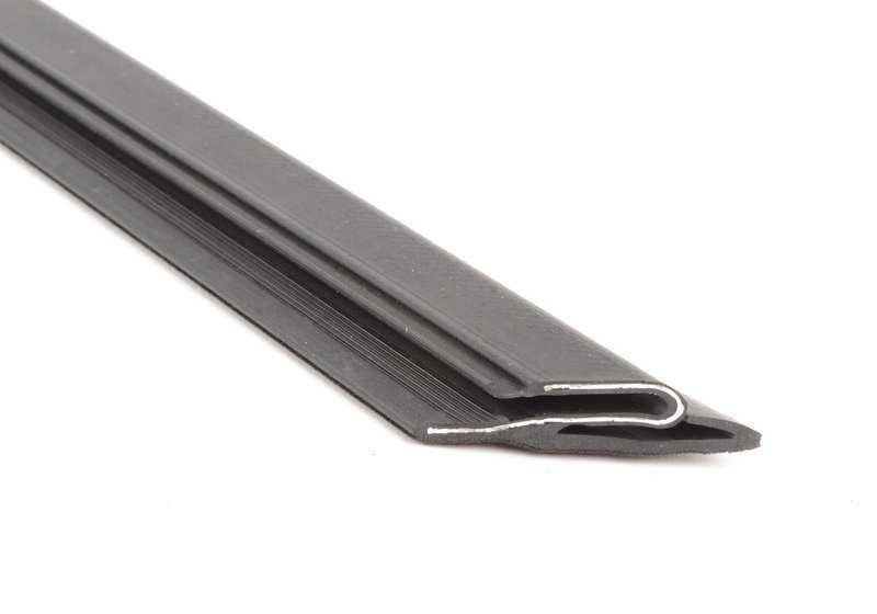 Burlete de ventana trasera izquierda OEM 51361970081 para BMW E31. Original BMW.