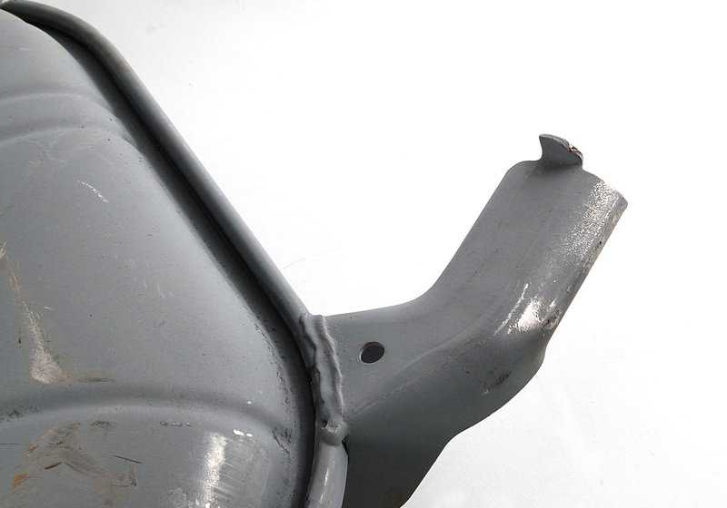 Silenciador central (Mittelschalldämpfer) OEM 18129068601 para BMW E34. Original BMW.