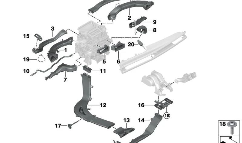 Sensor de temperatura OEM 64226915391 para BMW (modelos compatibles: E81, E82, E87, E88, F40, F52, F44, F45, F46, G42, G87, E90, E91, E92, E93, G20, G21, G28, G80, G81, G22, G23, G26, G82, G83, F90, G30, G31, G38, G60, G61, G68, G90, G32, E66, G11, G