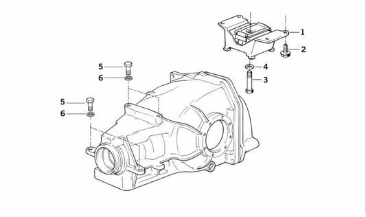 Wimmer Ø13x34x6 OEM 33171130835 for BMW E34 518i and 518g. Compatible with manual and automatic versions, M40 and M43 engine. Original BMW.
