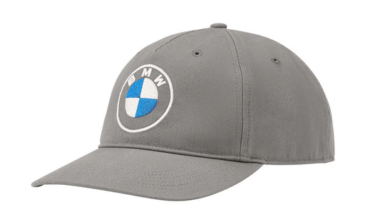 Graue Unisex-Kappe mit BMW-Logo OEM 80165B5F611, Einheitsgröße. Gültig für BMW. Original BMW.