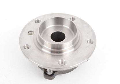 Front wheel with bearing OEM 31226765601 for BMW E60, E61, E63, E64. Original BMW.