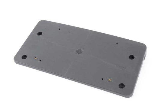 Soporte para matrícula OEM 51138047379 para BMW F10. Pieza original BMW.