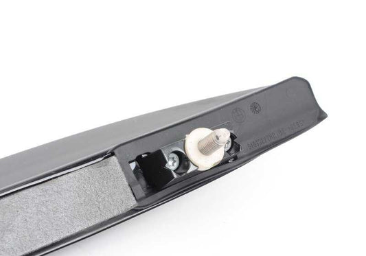 Baca de techo derecha en negro brillante OEM 51137256770 para BMW X5 E70 (modelos: 3.0si, 3.5d, 4.8i, M, xDrive35d, xDrive35i, xDrive50i). Original BMW.