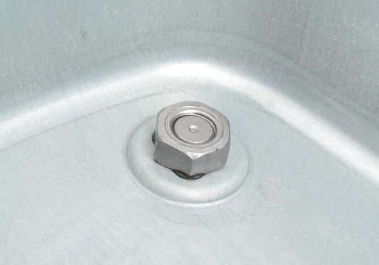 Cárter de aceite automático OEM 24117533846 para BMW E53 X5 con cambio A5S360R/390R. Original BMW.