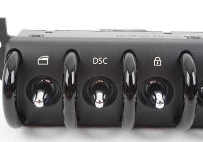 Unidad de interruptores consola central OEM 61316917993 para MINI R50, R53, Cabrio R52. Original MINI.