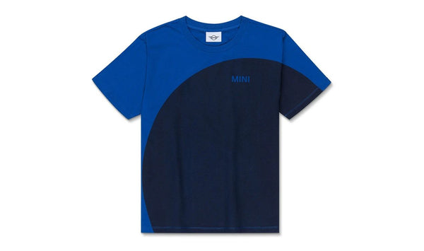 Camiseta MINI Car Face Detail azul/indigo talla XXS para hombre OEM 80145B31FD3, válida para BMW. Original MINI.