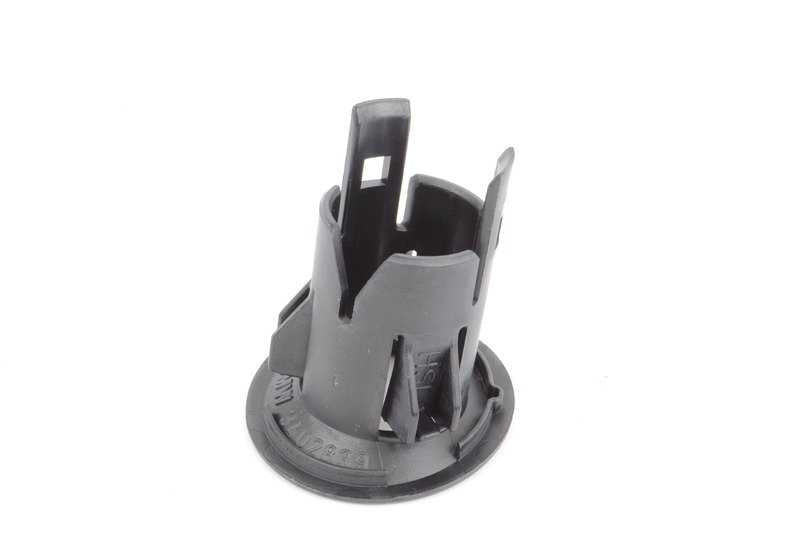 Soporte sensor parking trasero izquierdo OEM 51123402839 para BMW X3 E83 (todos los modelos: 2.0d, 2.0i, 2.5i, 3.0d). Pieza original BMW.