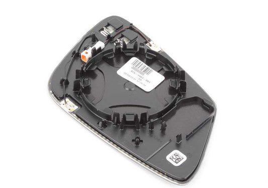Cristal de espejo retrovisor calefactable gran angular izquierdo OEM 51167405761 para BMW F20, F21, F22, F23, F87, F30, F31, F34, F32, F33, F36, E84, i3 (I01). Original BMW.