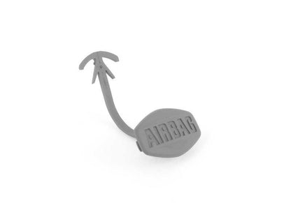 GRAY Emblem OEM 51417066502 for BMW Z4 E85 and E86 (all models: 2.0i, 2.2i, 2.5i). Original BMW piece. Ideal to replace deteriorated badge in door panels.