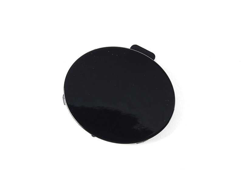Tapa gancho de remolque delantero imprimada OEM 51118043981 para BMW E90, E92, E93. Original BMW.