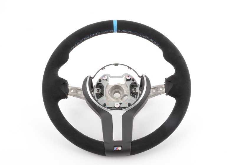 Volante M Performance de Alcántara y carbono OEM 32302253653 para BMW F10, F06, F12, F13 (M5 y M6 desde 07/2013). Original BMW.