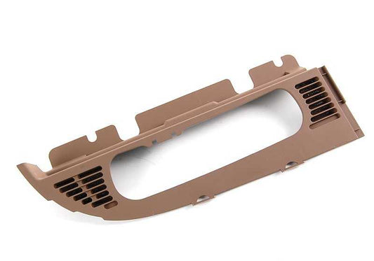 Rejilla decorativa salida aire izquierda OEM 51718173211 para BMW E36 318i, 320i (todos los modelos compatibles del 12/1993 al 09/1999). Color beige. Original BMW.