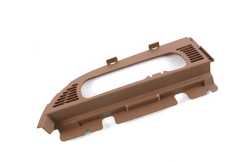 Rejilla decorativa salida aire derecha beige OEM 51718173212 para BMW Serie 3 E36. Original BMW.