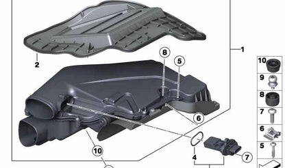Junta tórica (O-Ring) OEM 13627553932 para BMW {E60, E61, F07, F10, F11, E63, E64, F12, F13, E65, E66, F01, F02, F04, G12, E84, E70, E71, E72}. Original BMW.