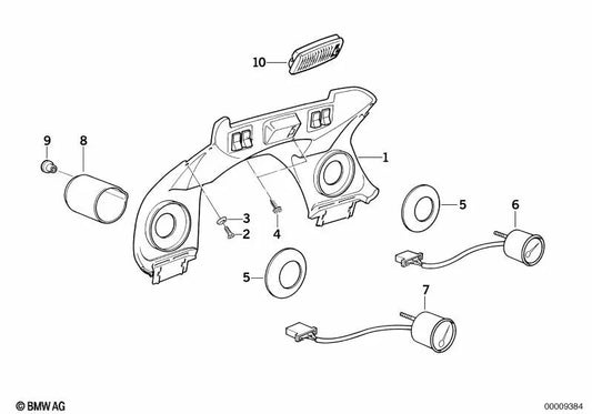 Arandela para BMW R22, R28 (OEM 51451801524). Original BMW.