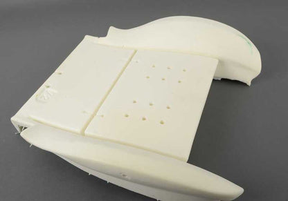 Cojín asiento OEM 52108261013 para BMW Serie 3 E46 con asientos deportivos. Repuesto original BMW.