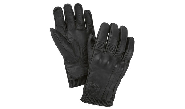 Guantes Lehel negros OEM 76215A809A2 para BMW Motorrad, talla S. Original BMW Motorrad.