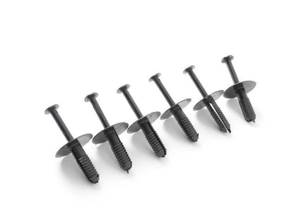Guardabarros delanteros negros para llantas de 20" OEM 82162302409 para BMW X5 F15 (sin paquete M ni aerodinámico). Protegen contra barro y grava. Original BMW.