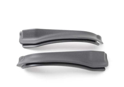 Guardabarros delanteros negros para llantas de 20" OEM 82162302409 para BMW X5 F15 (sin paquete M ni aerodinámico). Protegen contra barro y grava. Original BMW.