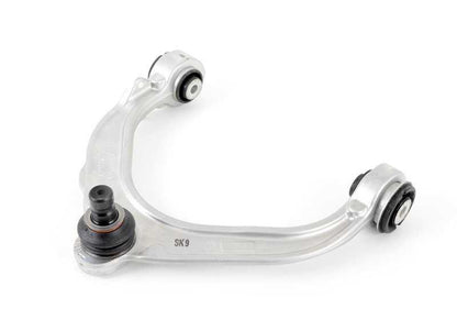 Brazos de suspensión delantero superior derecho con corrección de caída OEM 31126863336 para BMW X5 {E70, E70N, F15} y BMW X6 {E71, E72, F16}. Original BMW.