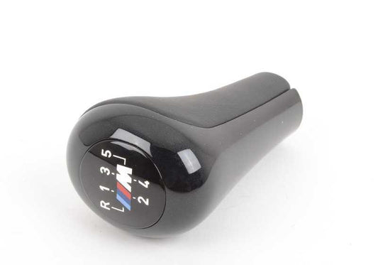 Lederwechselknopf/M -Platte/5 Geschwindigkeiten für die BMW 5 E39 -Serie (OEM 2511229183). Original BMW