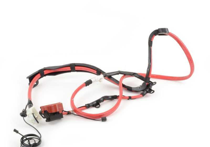 Cable positivo de batería 70mm² OEM 61129297278 para BMW E60, E60N, E61, E61N. Original BMW.