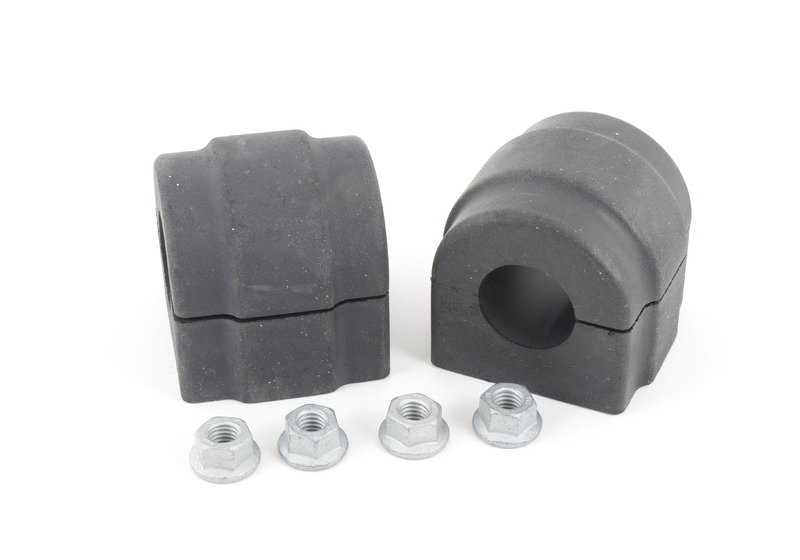 Kit silentblocks estabilizadora OEM 31352405870 para BMW E81, E82, E87, E87N, E88, E90, E90N, E91, E91N, E92, E92N, E93, E93N. Original BMW.