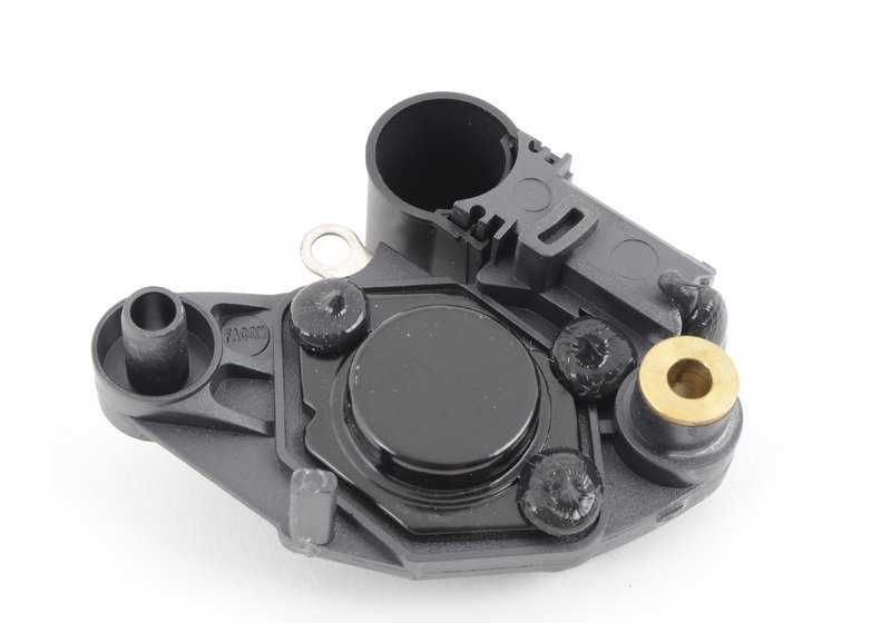 Regulador de alternador OEM 12321739435 para BMW E30, E31, E32, E34, E36, E38, E39, E46, E53, Z3, Z8. Compatible con múltiples modelos BMW. Original BMW.