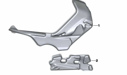 Akustischer Schaum links Steigbügel OEM 46638527423 für BMW C 600 Sport -Motorräder, C 650 Sport. Originaler BMW Motorrad.