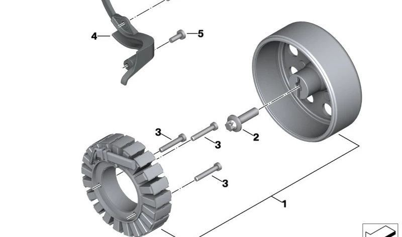 Vite OEM 07119909662 per BMW Motorrad R 18, R 18 Classic, R 18 B, R 18 Transcontinental... e altro ancora. BMW Motorrad originale.