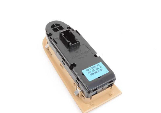 Módulo interruptor elevalunas delantero izquierdo OEM 61319217328 para BMW E90, E91. Original BMW.