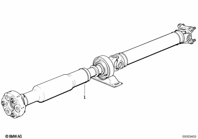 Eixo de transmissão de 5 velocidades Caixa de engrenagens Schongang para BMW E30 (OEM 2611127012). BMW original