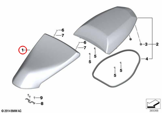 Asiento confort corrido negro OEM 77348557837 para motos BMW C evolution (K17) Original BMW Motorrad