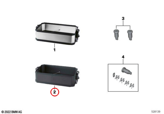 Extensão de volume 13,5 l preta para mala de alumínio OEM 77415A14873 para motos BMW R 1250 GS, R 1250 GS Adventure, R 1200 GS, F 850 GS, F 850 GS Adventure... e mais. Original BMW Motorrad.
