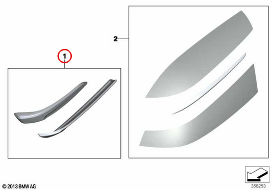 Proteção contra impactos mala de viagem direita preta OEM 77427700462 para motos BMW K 1600 GT, K 1600 GTL, R 1200 RT, R 1250 RT… e mais. Original BMW Motorrad.