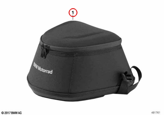 Bolsa portaequipajes OEM 77498562634 para motos BMW R 1300 GS, R 1200 GS, F 850 GS, S 1000 XR, K 1600 GT... y más. Original BMW Motorrad.