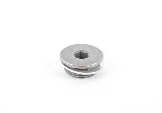 Tornillo de cierre con junta OEM 11117558632 para BMW E81, E82, E87, E88, F20, F21, F22, F23, E46, E90, E91, E92, E93, F30, F31, F34, F32, F33, F36, E12, E28, E60, E61, F07, F10, F11, F90, G30, G31, G90, G99, E24, G32, E23, G11, G12, G70, F91, F92, F