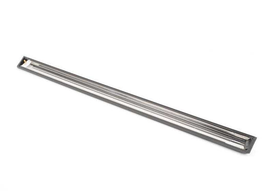 Moldura defensa puerta trasera izquierda OEM 51131908685 para BMW Serie 7 E32 (modelos 730i, 730iL, 740i) fabricados entre 1986 y 1994. Original BMW.