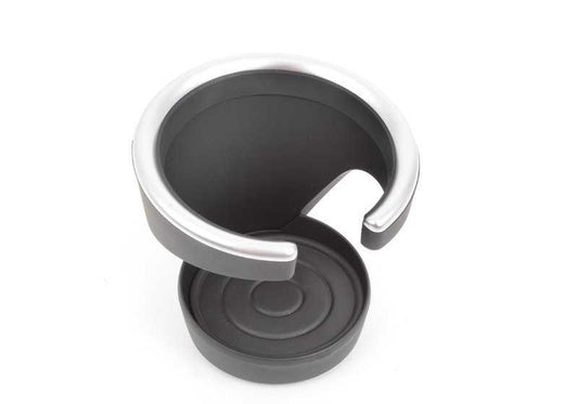 Portavasos OEM 51169283147 para BMW i3 (I01) 60Ah, 94Ah y 120Ah con y sin Rex. Compatible con modelos fabricados entre 2013 y 2022. Se integra en la consola central. Original BMW.